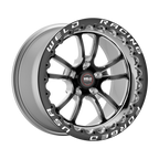 WELD Racing S70 Beadlock 17X10 +43 Black Center - Polished Shell