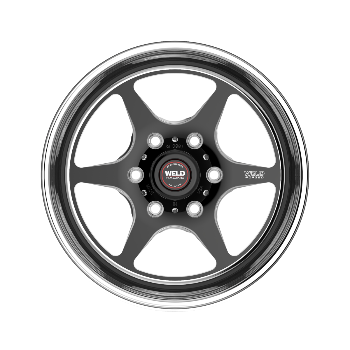 WELD Racing S79 Hd 18X10 +43 Black Center - Polished Shell