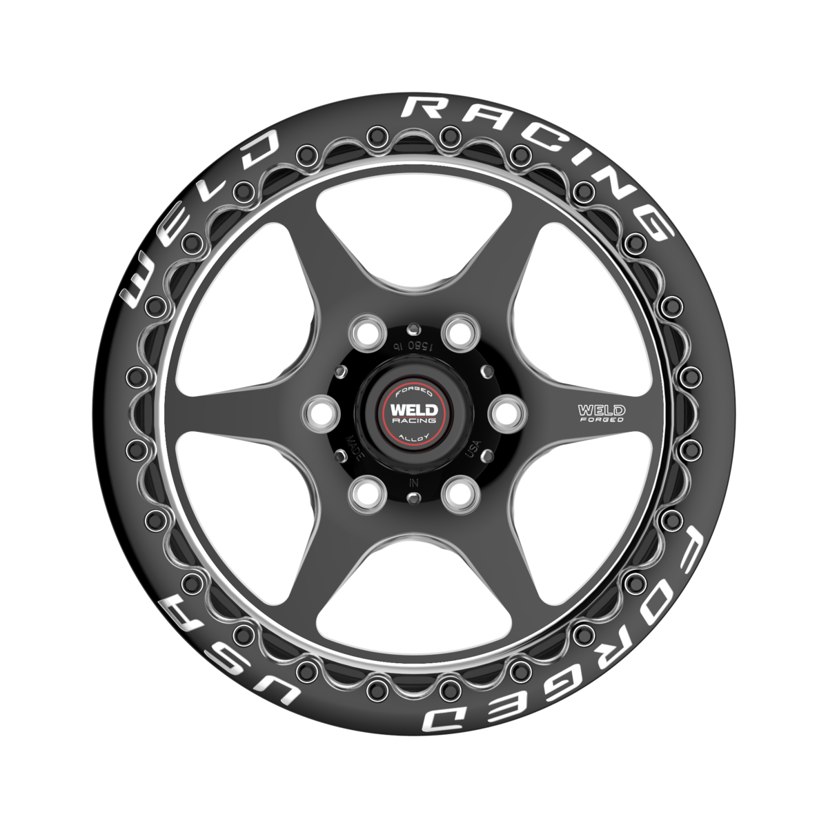 WELD Racing S79 Hd Beadlock 17X9.5 +11 Black Center - Polished Shell