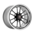 WELD Racing S70 Hd 20X10 +36 Black Center - Polished Shell