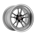 WELD Racing S70 15X7 +13 Black Center - Polished Shell