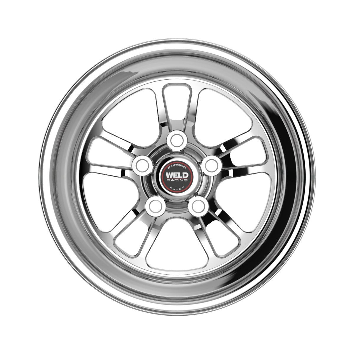 WELD Racing S70 15X7 +13 Polished Center - Polished Shell