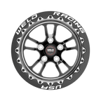 WELD Racing S70 Beadlock 15X10 +51 Black Center - Polished Shell
