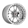 WELD Racing S70 Beadlock 17X11 -5 Polished Center - Polished Shell