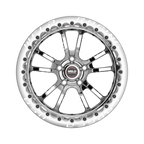 WELD Racing S70 Beadlock 17X11 -5 Polished Center - Polished Shell