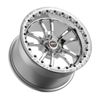 WELD Racing S70 Beadlock 17X11 -5 Polished Center - Polished Shell