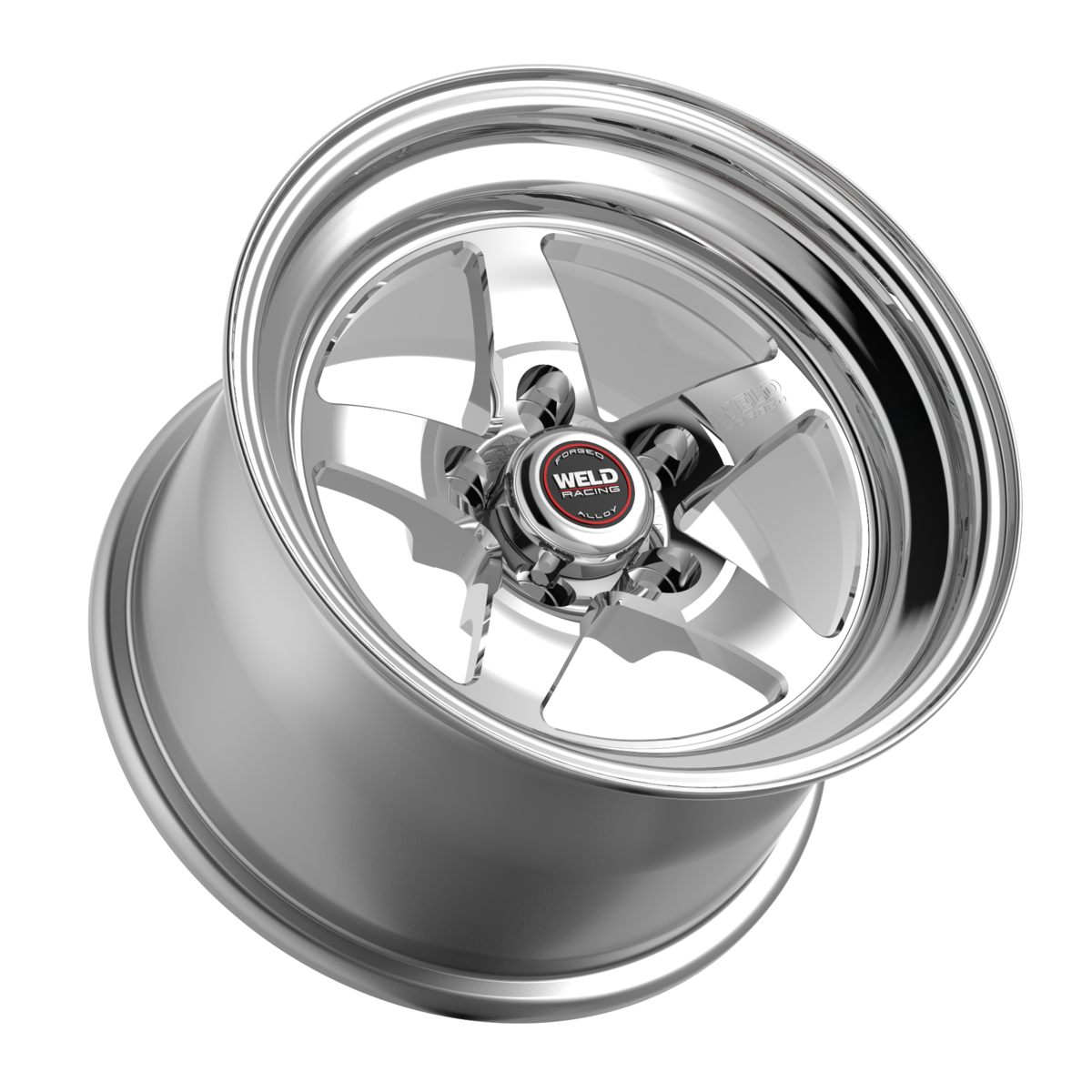 WELD Racing S71 15X6 +25 Polished Center - Polished Shell