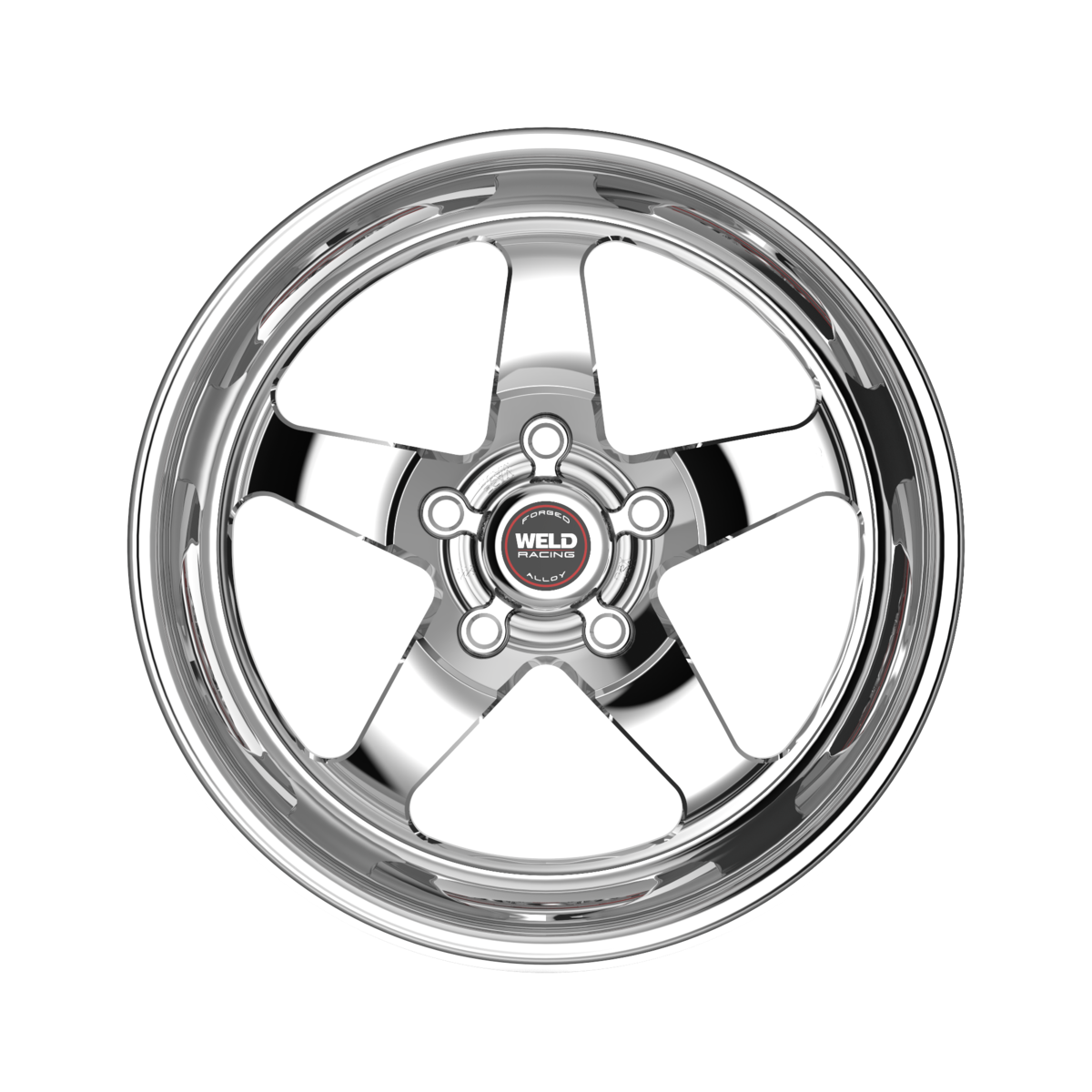 WELD Racing S71 18X5 -23 Polished Center - Polished Shell