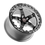WELD Racing S71 Beadlock 17X10 -8 Black Center - Polished Shell