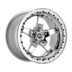 WELD Racing S71 Beadlock 15X11 +13 Polished Center - Polished Shell