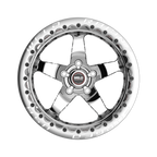 WELD Racing S71 Beadlock 17X10 +43 Polished Center - Polished Shell