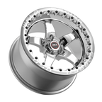 WELD Racing S71 Beadlock 15X10 -25 Polished Center - Polished Shell