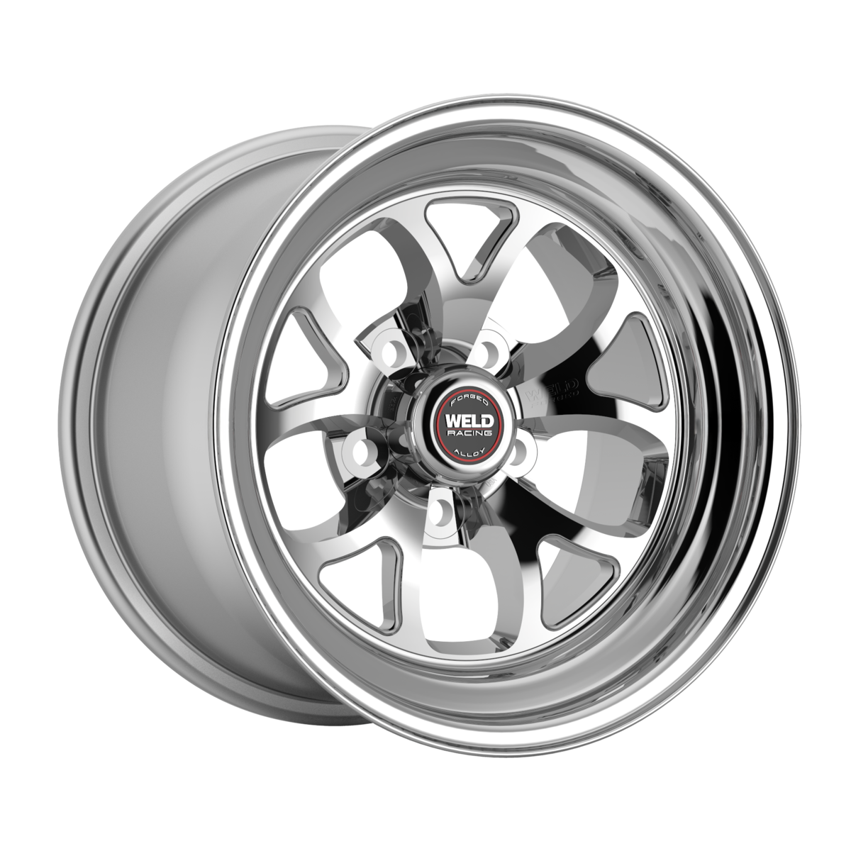 WELD Racing S76 15X10 +51 Polished Center - Polished Shell