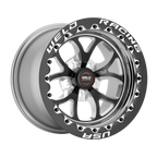 WELD Racing S76 Beadlock 15X9 -13 Black Center - Polished Shell