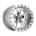 WELD Racing S76 Beadlock 15X10 +51 Polished Center - Polished Shell