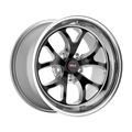 WELD Racing S76 17X4.5 -14 Black Center - Polished Shell
