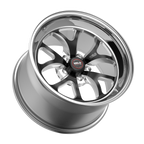WELD Racing S76 17X11 + Black Center - Polished Shell