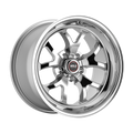 WELD Racing S76 18X8 +5 Polished Center - Polished Shell