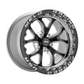 WELD Racing S76 Beadlock 17X10 +43 Black Center - Polished Shell