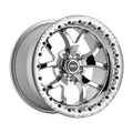 WELD Racing S76 Beadlock 17X11 -5 Polished Center - Polished Shell