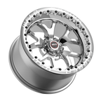 WELD Racing S76 Beadlock 17X10 +30 Polished Center - Polished Shell