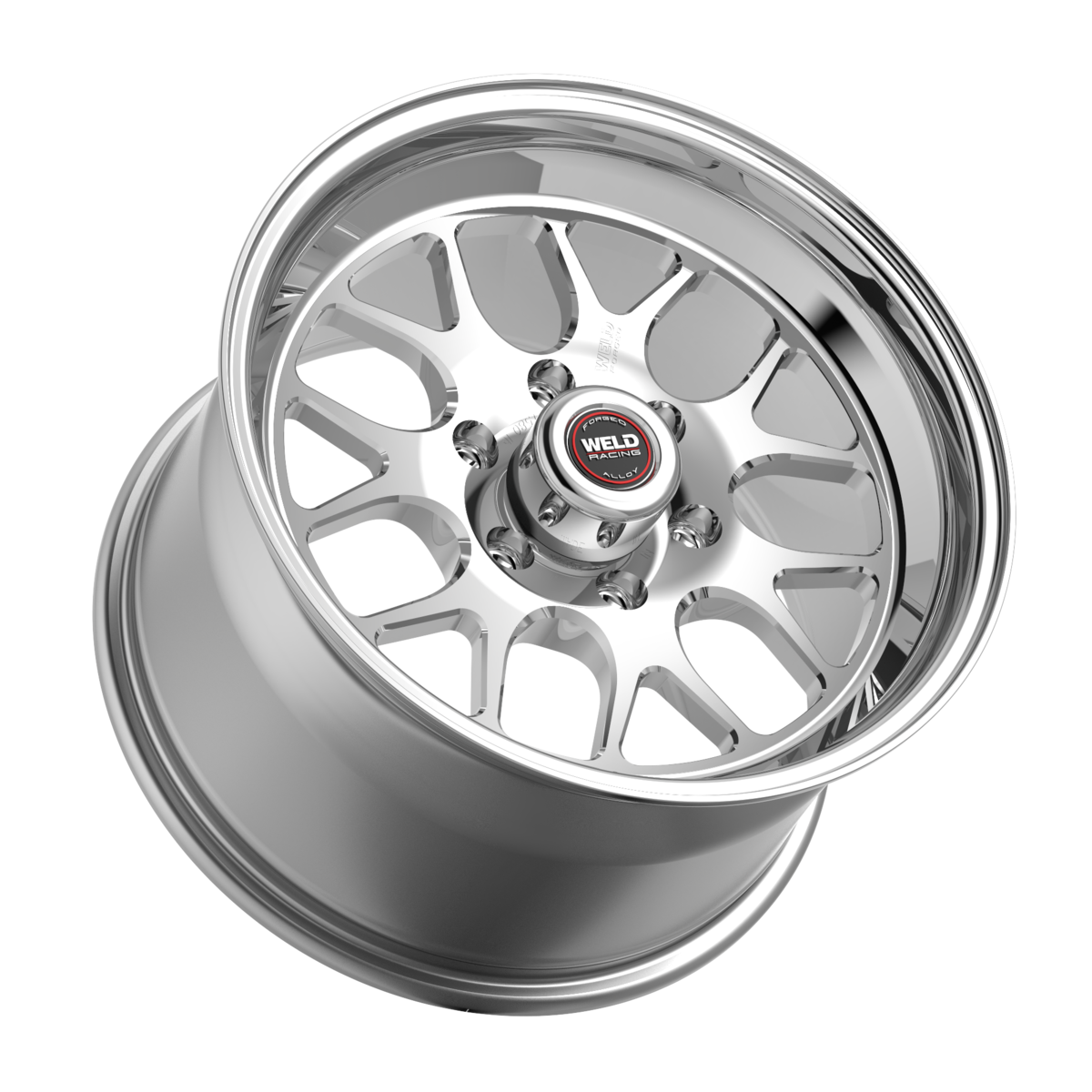 WELD Racing S77 Hd 17X10 +5 Polished Center - Polished Shell