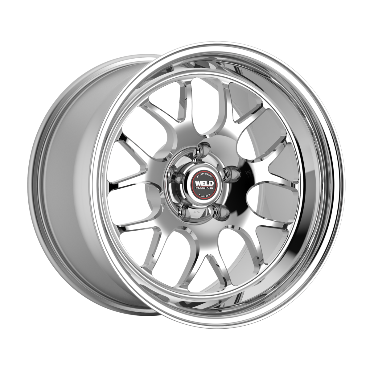 WELD Racing S77 20X8 +13 Polished Center - Polished Shell