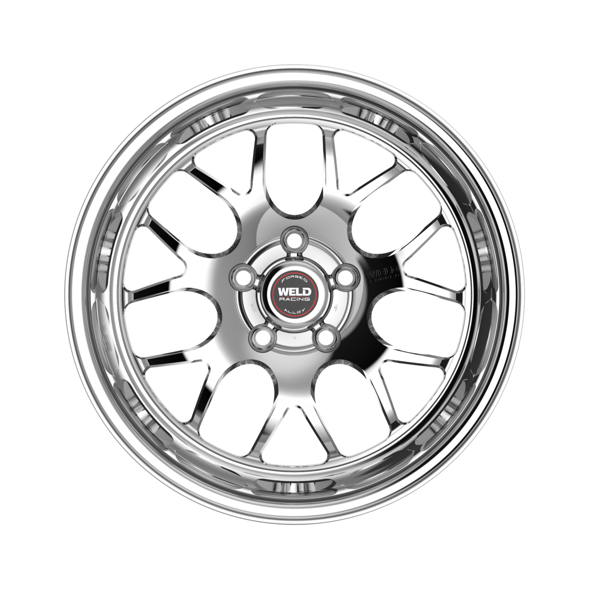 WELD Racing S77 20X10.5 -11 Polished Center - Polished Shell