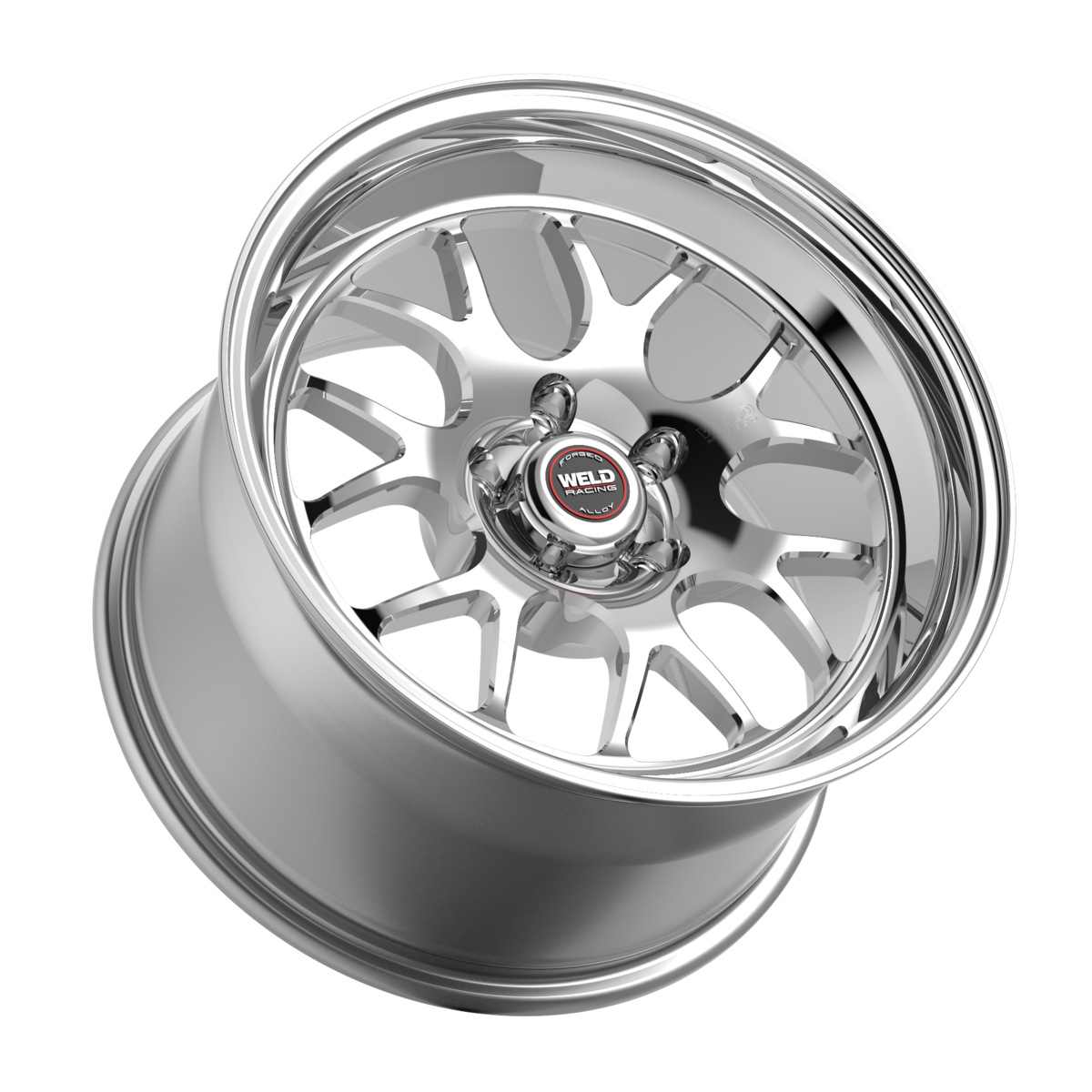 WELD Racing S77 17X9 +30 Polished Center - Polished Shell