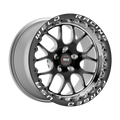 WELD Racing S77 Beadlock 15X9 +38 Black Center - Polished Shell