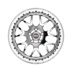 WELD Racing S77 Beadlock 17X10 +43 Polished Center - Polished Shell