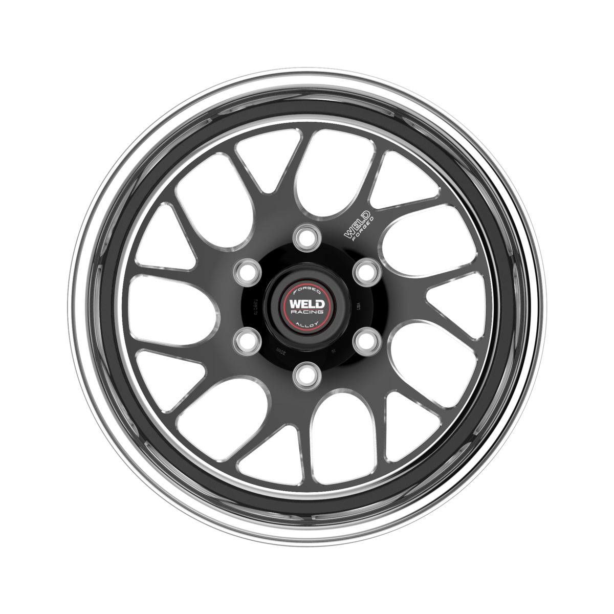 WELD Racing S78 Hd 17X9.5 +11 Black Center - Polished Shell (Left)
