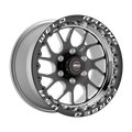 WELD Racing S78 Hd Beadlock 17X9.5 +24 Black Center - Polished Shell (Left)