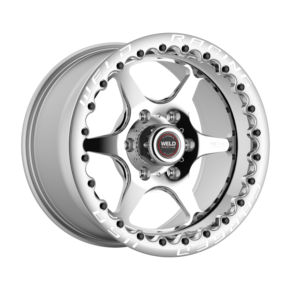 WELD Racing S79 Hd Beadlock 17X10 +18 Polished Center - Polished Shell