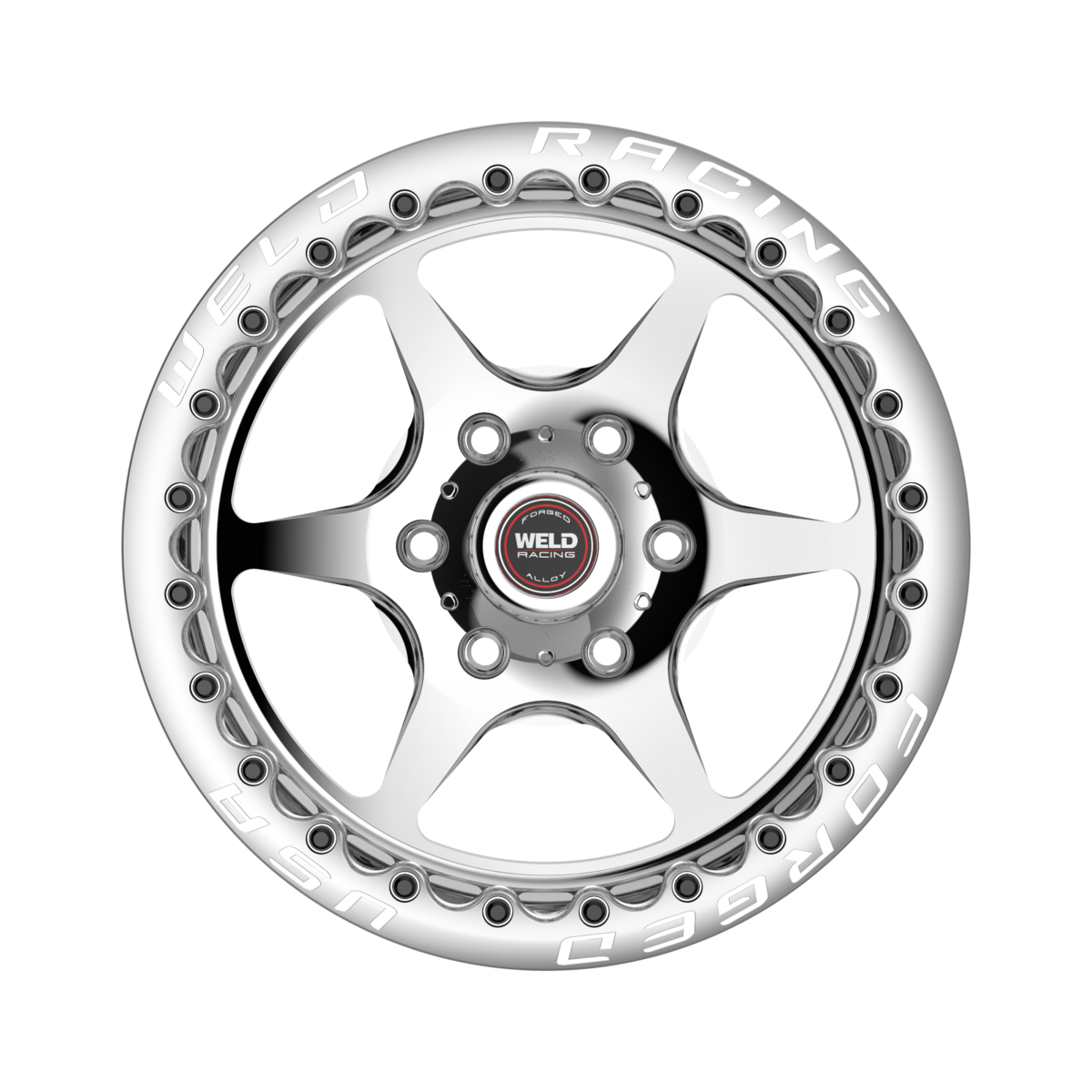 WELD Racing S79 Hd Beadlock 17X10 +43 Polished Center - Polished Shell