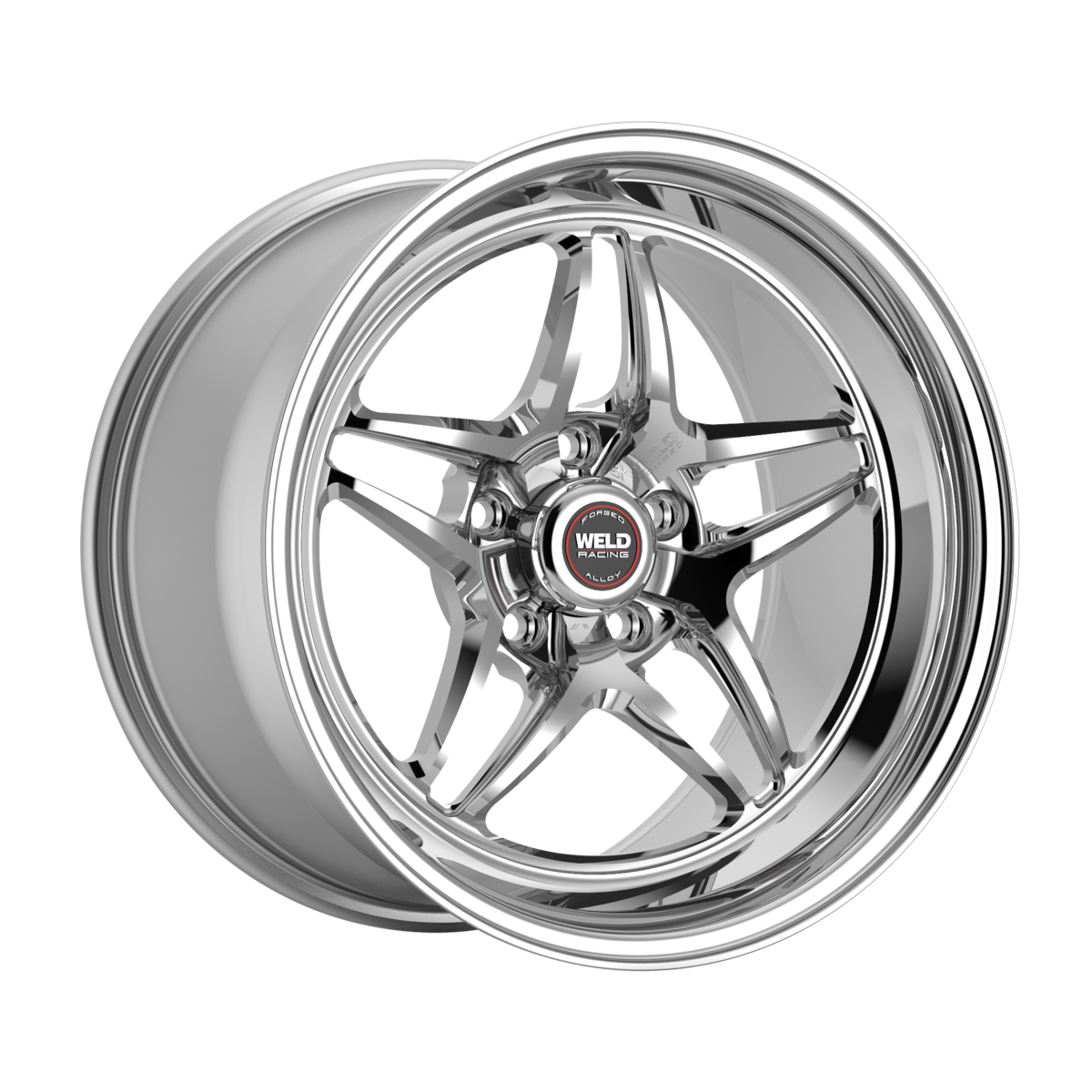 WELD Racing S81 17X5 -20 Polished Center - Polished Shell