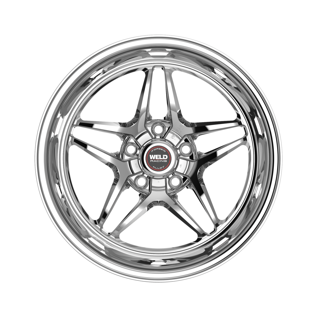 WELD Racing S81 17X11 -5 Polished Center - Polished Shell