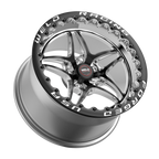 WELD Racing S81 Beadlock 17X10.5 +50 Black Center - Polished Shell
