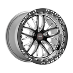 WELD Racing S82 Beadlock 17X10.5 +65 Black Center - Polished Shell