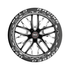 WELD Racing S82 Beadlock 15X10 +51 Black Center - Polished Shell