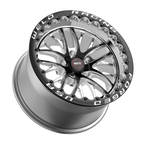 WELD Racing S82 Beadlock 17X10 +30 Black Center - Polished Shell