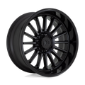 Xd Xd857 Whiplash 20X10 -18 Gloss Black W/ Gray Tint
