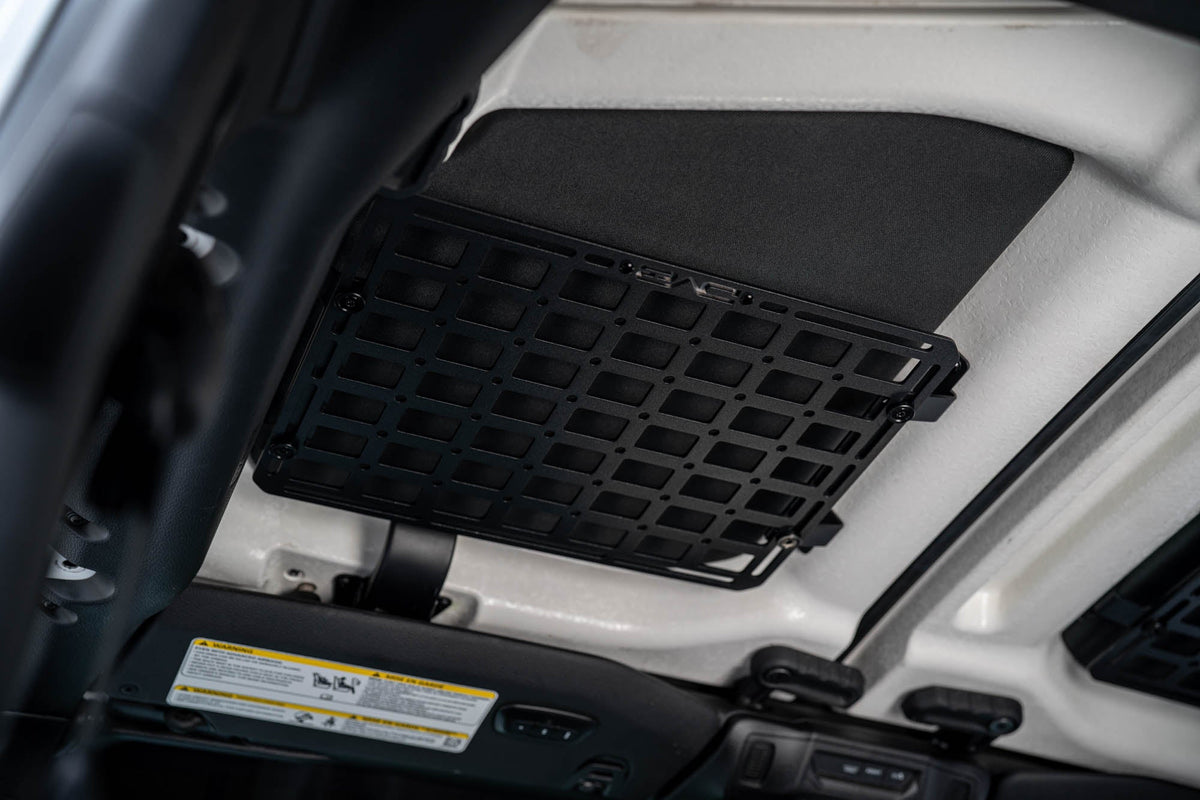 2018-2025 Jeep Wrangler JL Roof Mount for 15” x 12” Molle Panel