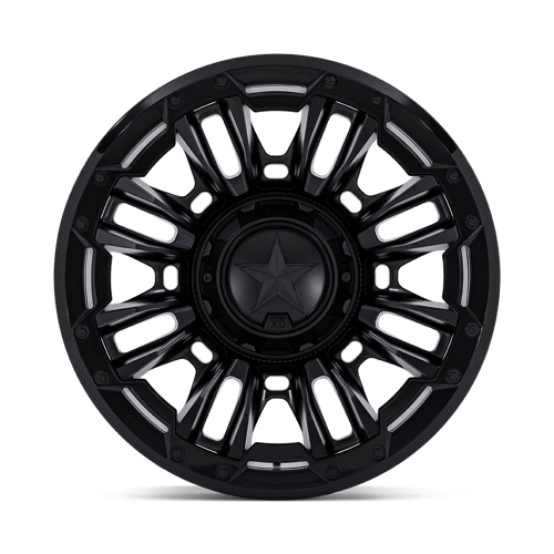 Xd Xd870 Bomber 20X10 -18 Matte Black W/ G-Blk Ring