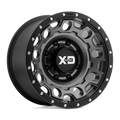 Xd Xd129 Holeshot 18X9 +18 Matte Gray W/ Black Ring