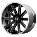 Xd Xd200 Heist 22X10 -18 G-Blk Mill Center W/ Chr Lip