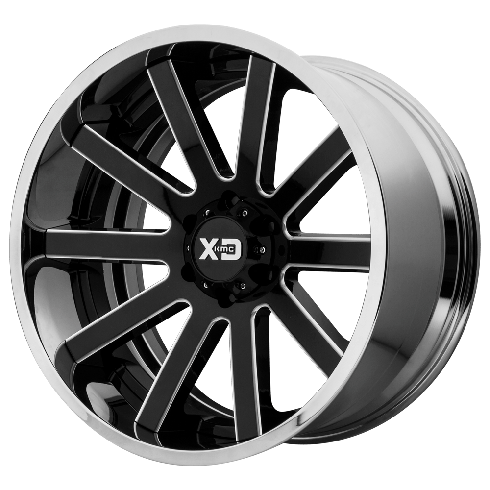 Xd Xd200 Heist 22X10 -18 G-Blk Mill Center W/ Chr Lip