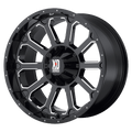 Xd Xd806 Bomb 22X10 -24 Gloss Black W/ Milled Accents
