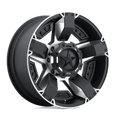 Xd Xd811 Rockstar Ii 20X9 +30 Matte Black Mach W/ Accents