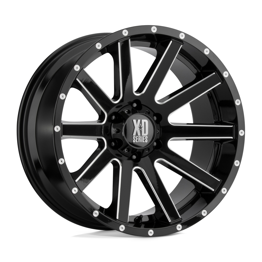 Xd Xd818 Heist 20X10 -24 Gloss Black Milled